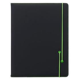 22-752 synthetic leather padfolio green.jpg